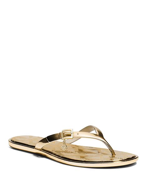 Michael Kors flip flops clearance